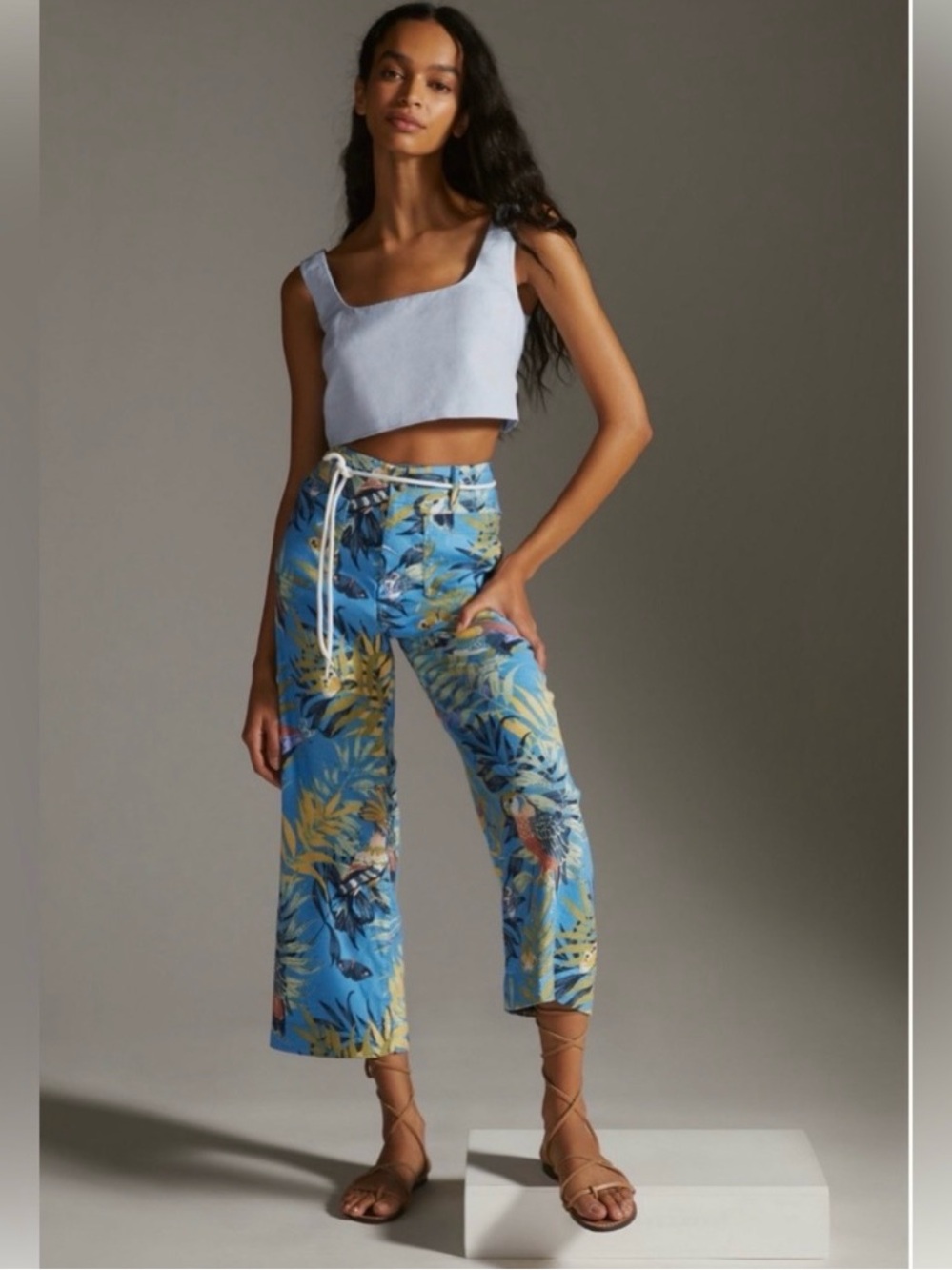 Anthropologie Maeve The Colette Tropical Pants Size 2